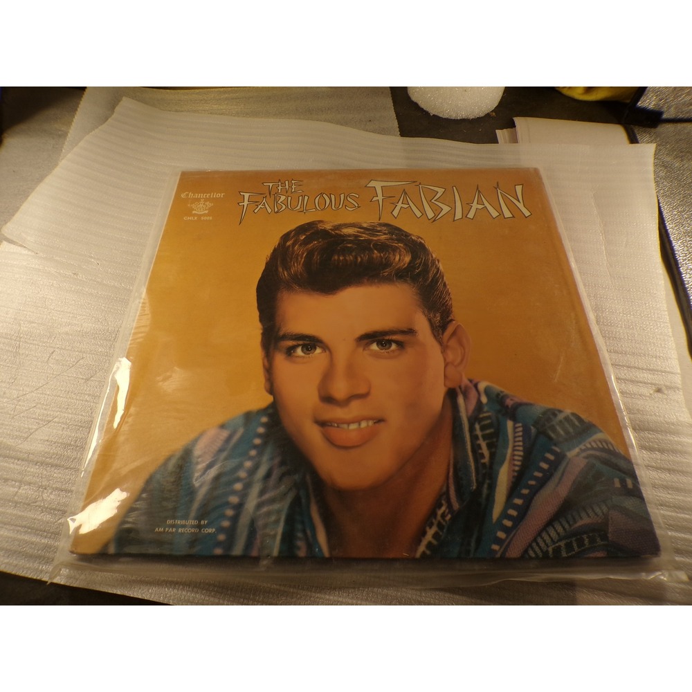 Fabian The Fabulous Fabian Vinyl LP Chancellor CHLX 5005 1959 Rock Pop Record
